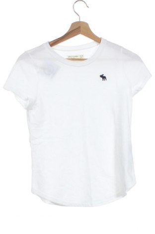 Dětské tričko  Abercrombie Kids, Velikost 11-12y/ 152-158 cm, Barva Bílá, 60% bavlna, 40% polyester, Cena  487,00 Kč