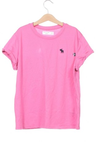 Dziecięcy T-shirt Abercrombie Kids, Rozmiar 13-14y/ 164-168 cm, Kolor Różowy, 60% bawełna, 40% poliester, Cena 83,16 zł