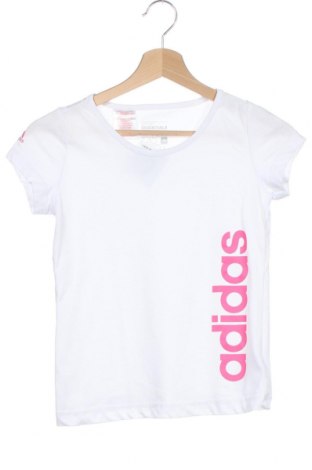 Kinder T-Shirt Adidas, Größe 8-9y/ 134-140 cm, Farbe Weiß, 70% Baumwolle, 30% Polyester, Preis 25,75 €