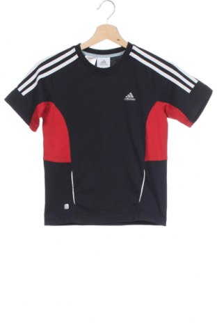 Детска тениска Adidas, Размер 9-10y/ 140-146 см, Цвят Черен, 70% памук, 30% полиестер, Цена 39,90 лв.