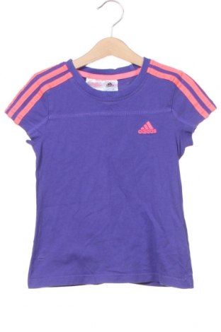 Dětské tričko  Adidas, Velikost 7-8y/ 128-134 cm, Barva Fialová, Bavlna, Cena  414,00 Kč