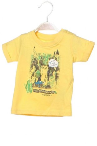 Детска тениска Blue Seven, Размер 2-3m/ 56-62 см, Цвят Жълт, Памук, Цена 6,80 лв.