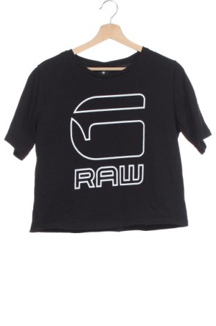 Детска тениска G-Star Raw, Размер 12-13y/ 158-164 см, Цвят Черен, Памук, Цена 49,40 лв.