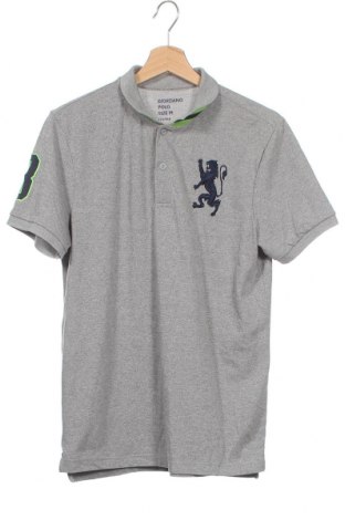 Kinder T-Shirt Giordano, Größe 15-18y/ 170-176 cm, Farbe Grau, 48% Baumwolle, 48% Polyester, 4% Elastan, Preis 18,09 €