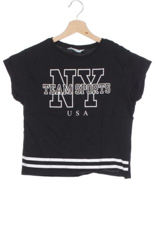 Детска тениска H&M, Размер 12-13y/ 158-164 см, Цвят Черен, Памук, Цена 18,90 лв.