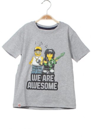 Tricou pentru copii Lego, Mărime 5-6y/ 116-122 cm, Culoare Gri, 84% bumbac, 12% poliester, 4% elastan, Preț 83,39 Lei