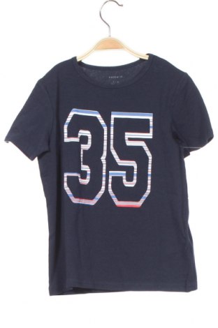 Tricou pentru copii Name It, Mărime 6-7y/ 122-128 cm, Culoare Albastru, 95% bumbac, 5% elastan, Preț 45,33 Lei
