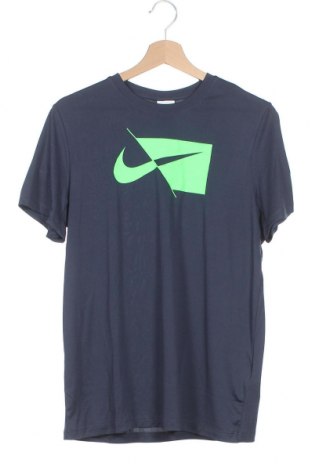 Tricou pentru copii Nike, Mărime 15-18y/ 170-176 cm, Culoare Albastru, Poliester, Preț 102,63 Lei