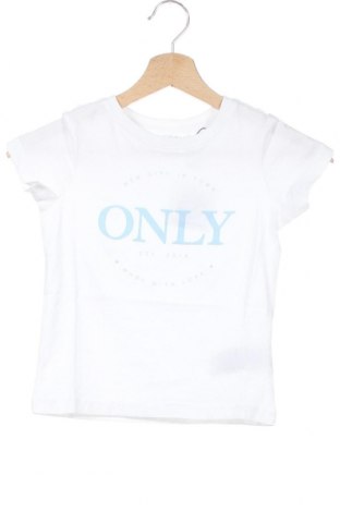 Dziecięcy T-shirt ONLY, Rozmiar 4-5y/ 110-116 cm, Kolor Biały, Bawełna, Cena 40,19 zł