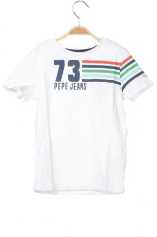 Παιδικό μπλουζάκι Pepe Jeans, Μέγεθος 5-6y/ 116-122 εκ., Χρώμα Λευκό, Βαμβάκι, Τιμή 20,63 €
