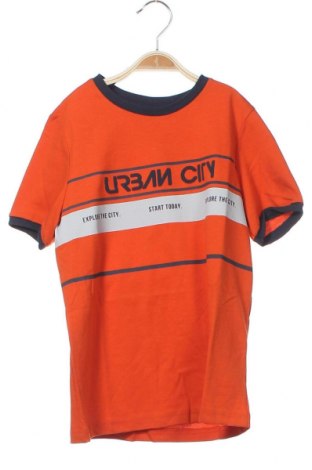 Dziecięcy T-shirt Sanetta, Rozmiar 7-8y/ 128-134 cm, Kolor Pomarańczowy, Bawełna, Cena 49,47 zł