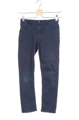 Dětské džíny  H&M, Velikost 8-9y/ 134-140 cm, Barva Modrá, 98% bavlna, 2% elastan, Cena  387,00 Kč