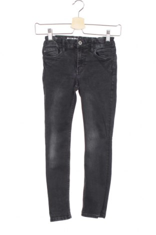 Dziecięce jeansy H&M, Rozmiar 8-9y/ 134-140 cm, Kolor Szary, 98% bawełna, 2% elastyna, Cena 92,76 zł