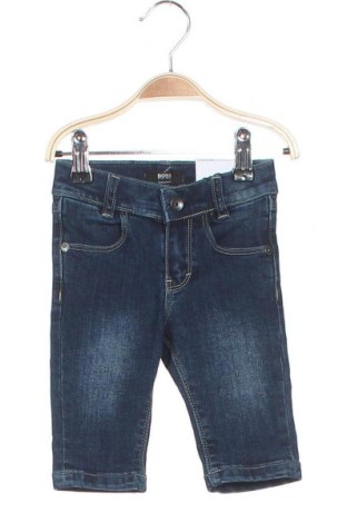 Dziecięce jeansy Hugo Boss, Rozmiar 2-3m/ 56-62 cm, Kolor Niebieski, 81% bawełna, 17% poliester, 2% elastyna, Cena 251,88 zł