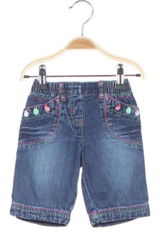 Dziecięce jeansy Next, Rozmiar 3-6m/ 62-68 cm, Kolor Niebieski, Bawełna, Cena 76,77 zł