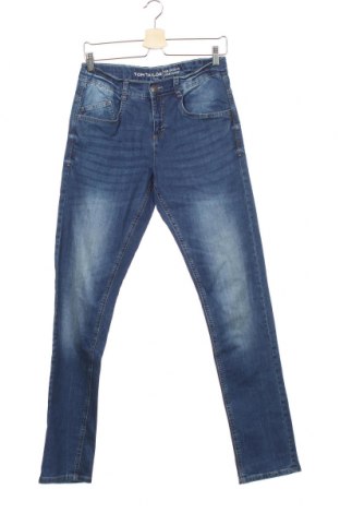 Dziecięce jeansy Tom Tailor, Rozmiar 15-18y/ 170-176 cm, Kolor Niebieski, 98% bawełna, 2% elastyna, Cena 108,75 zł