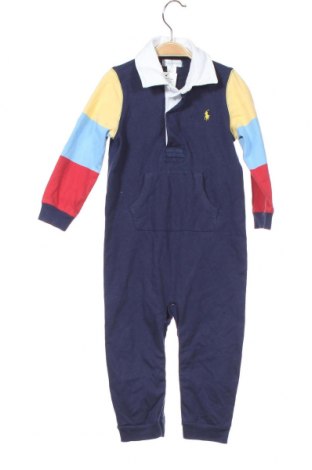 Kinder Overall Ralph Lauren, Größe 18-24m/ 86-98 cm, Farbe Blau, Baumwolle, Preis 29,23 €