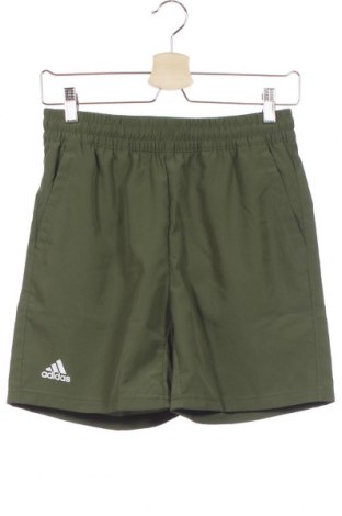 Παιδικό κοντό παντελόνι Adidas, Μέγεθος 13-14y/ 164-168 εκ., Χρώμα Πράσινο, Πολυεστέρας, Τιμή 22,81 €