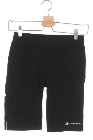Pantaloni scurți pentru copii Alpine Pro, Mărime 7-8y/ 128-134 cm, Culoare Negru, 85% poliamidă, 15% elastan, Preț 93,48 Lei