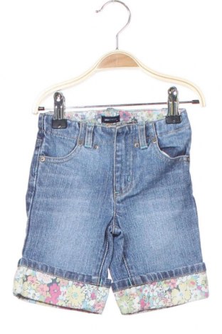 Pantaloni scurți pentru copii Gap Baby, Mărime 9-12m/ 74-80 cm, Culoare Albastru, 99% bumbac, 1% elastan, Preț 82,24 Lei