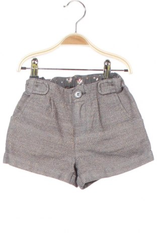 Pantaloni scurți pentru copii H&M, Mărime 3-4y/ 104-110 cm, Culoare Maro, 84% bumbac, 11% viscoză, 5% fire din metal, Preț 82,24 Lei