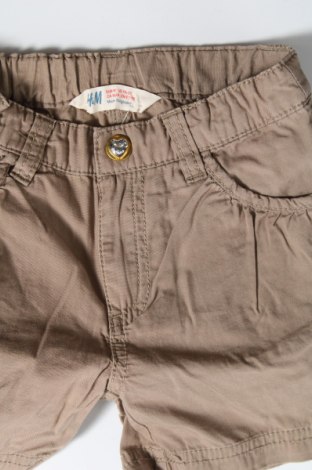 Dětské krátké kalhoty  H&M, Velikost 12-18m/ 80-86 cm, Barva Béžová, Bavlna, Cena  184,00 Kč
