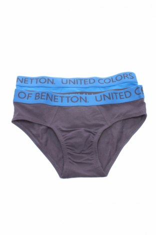 Детски комплект United Colors Of Benetton, Размер 8-9y/ 134-140 см, Цвят Син, 95% памук, 5% еластан, Цена 12,47 лв.