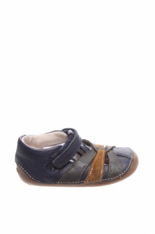 Dětské boty  Clarks, Velikost 21, Barva Vícebarevné, Pravá kůže, Přírodní velur , Cena  622,00 Kč