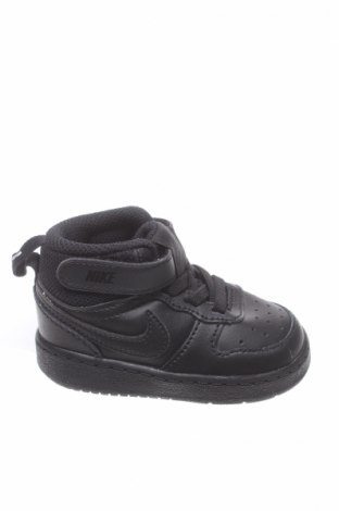 Детски обувки Nike, Размер 19, Цвят Черен, Естествена кожа, текстил, Цена 100,80 лв.