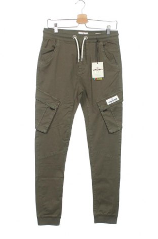 Детски панталон Vingino, Размер 15-18y/ 170-176 см, Цвят Зелен, 98% памук, 2% еластан, Цена 51,62 лв.