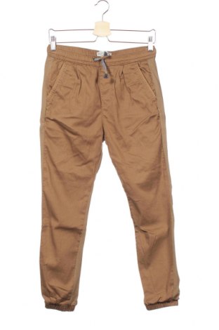 Детски панталон Zara Kids, Размер 11-12y/ 152-158 см, Цвят Кафяв, 98% памук, 2% еластан, Цена 31,00 лв.