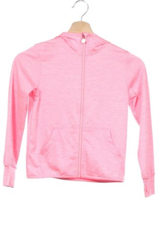 Dziecięca bluza H&M Sport, Rozmiar 6-7y/ 122-128 cm, Kolor Różowy, 92% poliester, 8% elastyna, Cena 86,36 zł