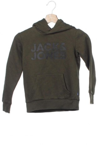 Hanorac pentru copii Jack & Jones, Mărime 6-7y/ 122-128 cm, Culoare Verde, 70% bumbac, 30% poliester, Preț 97,70 Lei