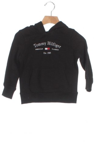 Детски суичър Tommy Hilfiger, Размер 18-24m/ 86-98 см, Цвят Черен, 100% памук, Цена 87,45 лв.