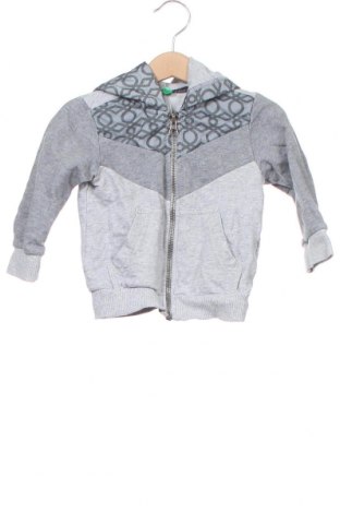 Kinder Sweatshirts United Colors Of Benetton, Größe 12-18m/ 80-86 cm, Farbe Grau, Baumwolle, Preis 22,27 €