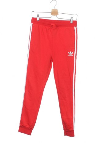 Детско спортно долнище Adidas Originals, Размер 12-13y/ 158-164 см, Цвят Червен, 70% памук, 30% полиестер, Цена 33,30 лв.