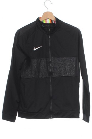 Детско спортно горнище Nike, Размер 12-13y/ 158-164 см, Цвят Черен, Полиестер, Цена 35,70 лв.
