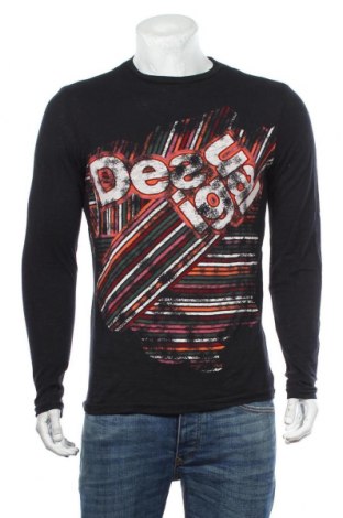 Ανδρική μπλούζα Desigual, Μέγεθος M, Χρώμα Μαύρο, Βαμβάκι, Τιμή 32,16 €