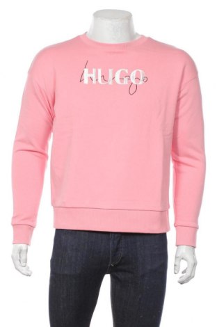 Herren Shirt Hugo Boss, Größe M, Farbe Rosa, Baumwolle, Preis 84,67 €