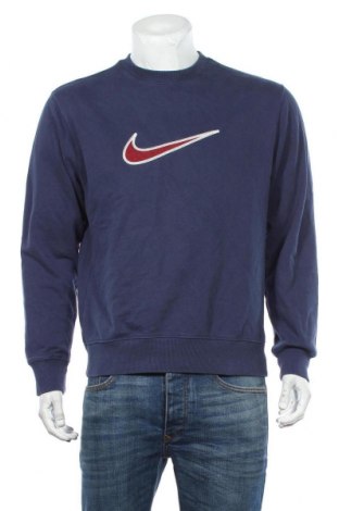 Мъжка блуза Nike, Размер S, Цвят Син, Памук, Цена 58,80 лв.