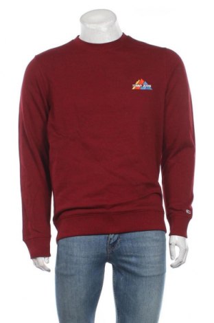 Мъжка блуза Tommy Hilfiger, Размер L, Цвят Червен, 65% памук, 35% полиестер, Цена 139,30 лв.