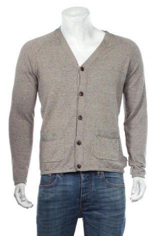 Jachetă tricotată de bărbați Premium By Jack & Jones, Mărime M, Culoare Bej, Bumbac, Preț 136,19 Lei