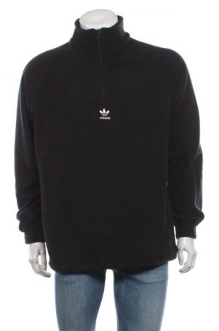 Herren Fleece Shirt Adidas Originals, Größe L, Farbe Schwarz, Polyester, Preis 33,19 €
