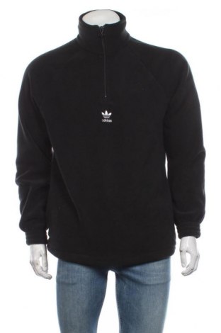 Herren Fleece Shirt Adidas Originals, Größe M, Farbe Schwarz, Polyester, Preis 35,72 €