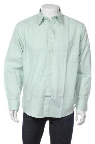 Ανδρικό πουκάμισο, Μέγεθος L, Χρώμα Πράσινο, 65% πολυεστέρας, 35% βαμβάκι, Τιμή 16,89 €