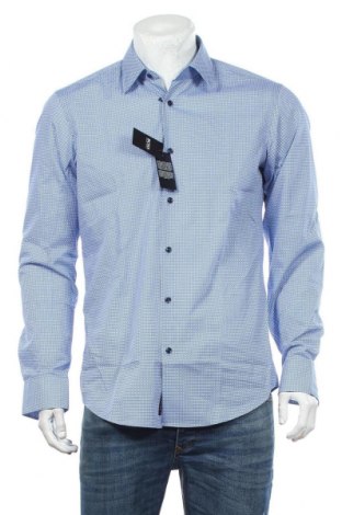 Ανδρικό πουκάμισο BOSS, Μέγεθος M, Χρώμα Μπλέ, Βαμβάκι, Τιμή 104,28 €