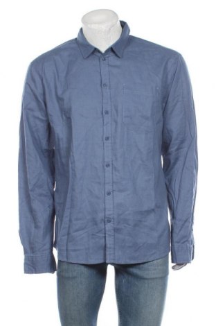 Ανδρικό πουκάμισο Blend, Μέγεθος XXL, Χρώμα Μπλέ, 55% λινό, 45% βισκόζη, Τιμή 17,64 €