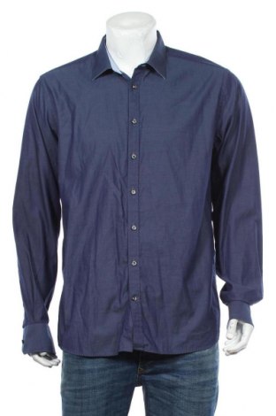 Herrenhemd Bruun & Stengade, Größe XL, Farbe Blau, Baumwolle, Preis 28,53 €