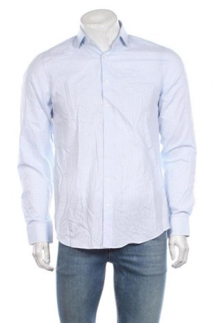 Мъжка риза Calvin Klein, Размер M, Цвят Син, Памук, Цена 118,30 лв.