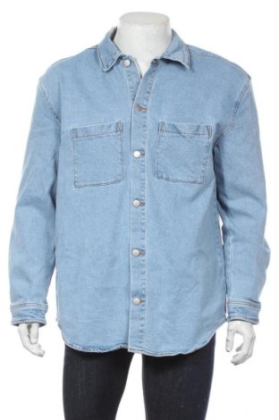 Pánská košile  Dan Fox X About You, Velikost L, Barva Modrá, 99% bavlna, 1% elastan, Cena  744,00 Kč